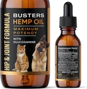 Formule d'huile de chanvre enrichie en glucosamine, soulagement de la douleur pour chiens et animaux de compagnie, arthrose et soutien à la mobilité avancée