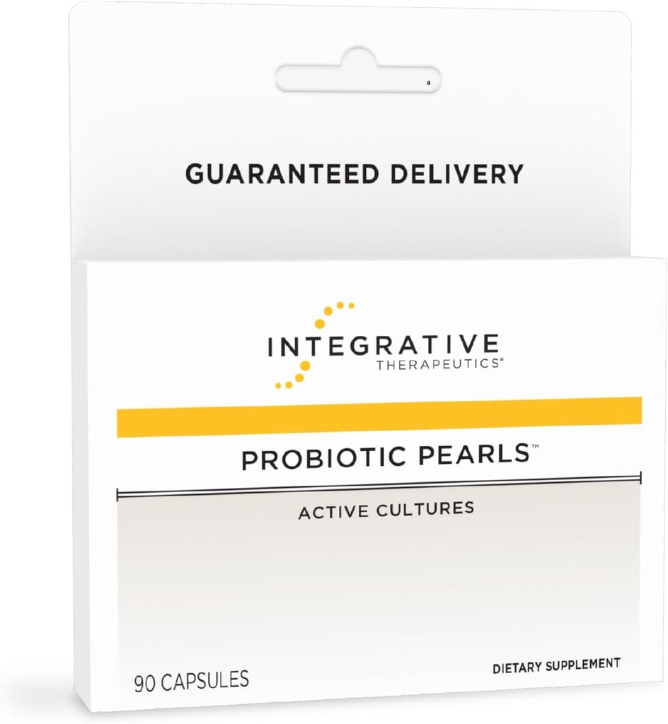 Integrative Therapeutics Probiotic Pearls - Daily Digestive Supplement for Gut Health Support* - Probiotic Capsules for Immune Health Support* - Soy-Free - 90 Count (90 Servings)