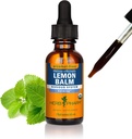 Herb Pharm Certified Organic Lemon Baume Liquid Extract for Calming Nervous System Support, Glycérite sans alcool, 1 Oz