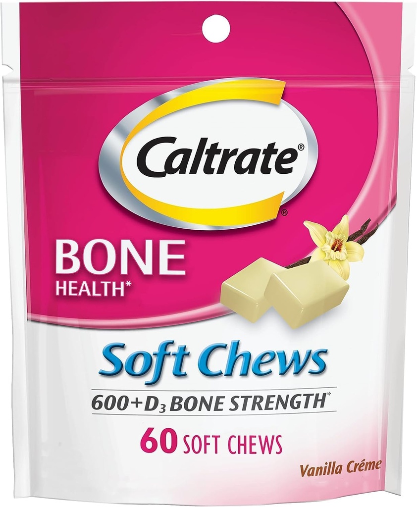 Calcium au calcium et vitamine D crème de vanille 60 Chaque (paquet de 2)