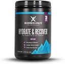 Athlète Wilderness - Hydrate et Récupérer Récupérer Poudre d'hydratation liquide Mélange de boissons électrolytes - Récupérer plus rapidement avec Bcaas - Poudre d'hydrate avec 1000mg de vitamine C - 30 Tub de service (Berry Blast)