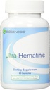 Nutra BioGenesis - Ultra Hematinic - Iron, B Vitamins and Copper for Iron Absorption, RBC Support and Energy - 60 Capsules