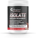 Cellugizer 100% Whey Isolate 1lb, Chocolate I 25g Protein, Fast Digesting I 0g Sugar, Low Carb