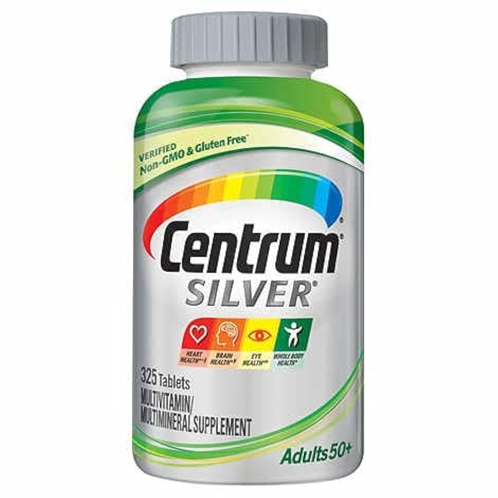 Centrum Argent Adultes 50+, 325 Tabs