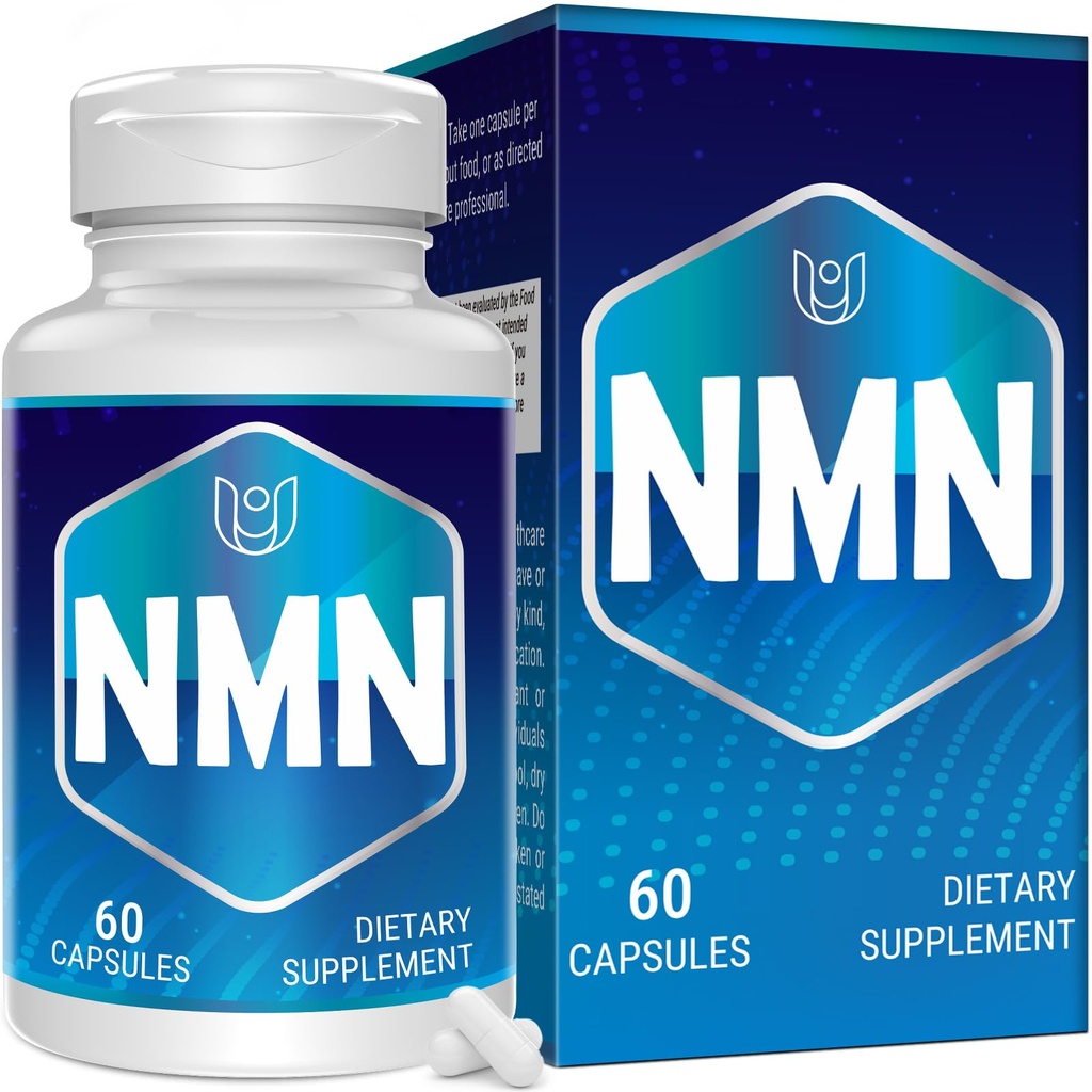 NMNH (dihydronicotinamide mononucléotide), supplément NAD pour augmenter les niveaux de NAD+ à mesure que nous vieillissons (peut être plus efficace que le riboside de Nicotinamide), supplément NMNH - 60 capsules (60 portions)