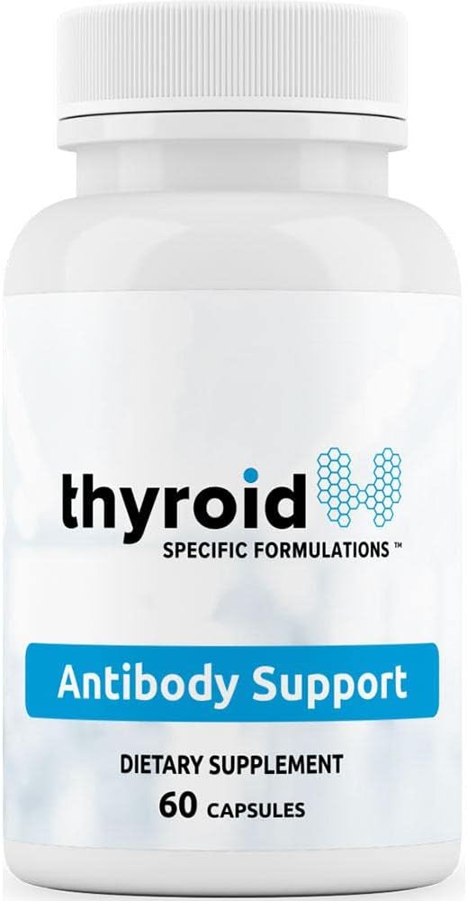 Support Anticorps - Support Anticorps Thyroïde Combine Nigella Graine de Cumin Noir, Sélénium et Inositol pour aider les Anticorps Inférieurs et les Cellules Thyroïdes