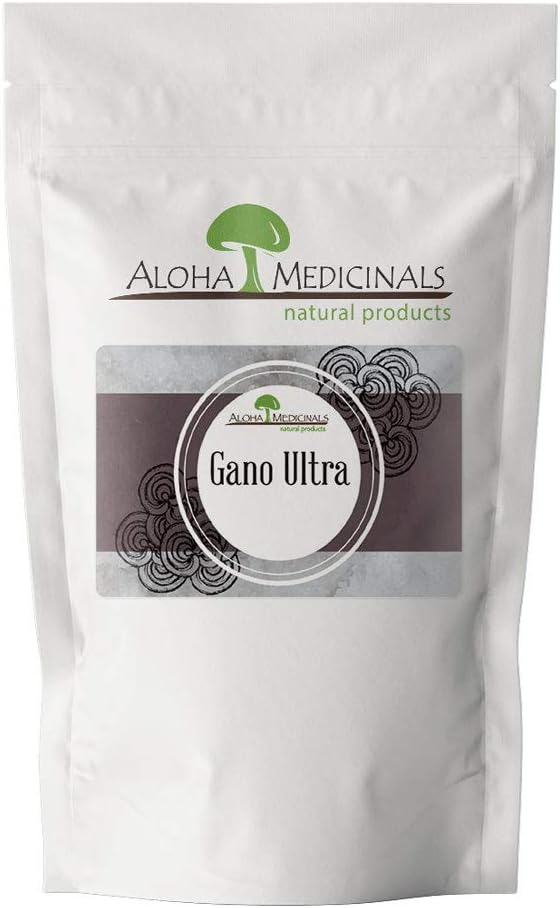 Aloha Médicament Gano Ultra, Supplément de champignons biologiques certifiés, Supplément de santé naturelle, Sac de 1 kg de poudre