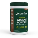 Greens First Original Greens Powder - 49 Superfoods - Organic Fruits & Veggies - Prebiotics, Probiotics & Digestive Enzymes - Antioxidant Smoothie - Dairy Free, Vegan, Non-GMO (Chocolate, 30 Servings)