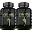 La NUTRITION ENCLARE 15 jours de nettoyage de détox pour la perte de poids. Support Gut avancé pour les femmes et les hommes. Nettoyer les pilules probiotiques 60ct (2)
