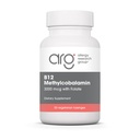Groupe de recherche sur l'allergie B12 Complément de méthylcobalamine - vitamine B12 et folate, avec acide folique de 400 mcg, lozanges pures et végétariennes - 50 Compte