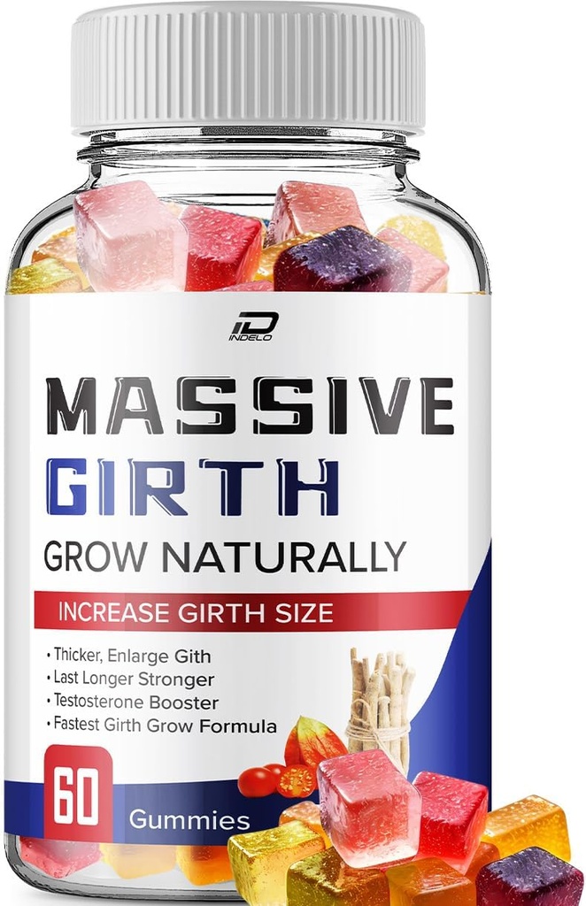 Gummy Girth massif pour les hommes - Gummy Gummies de chanvre massifs Formule avancée Avis (1 Pack - 60 Gummies)