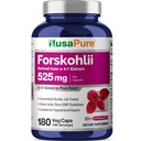 NusaPure Forskohlii Capsules, 525 mg, 180 Veg Capsules (Non-GMO, Vegan)