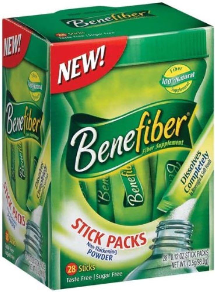 Boîtes de Bâton Benefiber Taille 28ct Boîtes de Bâton Benefiber 28ct