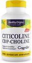 Origines saines Cognizin (citicoline), 250 mg - Supplément Cerveau pour mémoire avec Citicoline CDP Choline - Supplément sans OGM, végétalien et sans gluten - 150 gélules de Veggie