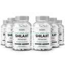 Organics Ocean Shilajit 1 par jour pour les hommes et les femmes - Supplément Shilajit naturel et Potent pour la défense de l'âge, la force osseuse, le soutien hormonal et plus - 6 capsules Shilajit