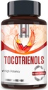 Kroppssund Tocotriénol Supplément plein spectre, Tocotriénol Vitamine E-Tocotriénols 800mg - 60 Capsules liquides