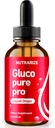NutraRize Glucopure Pro gouttes, formule officielle pour soutenir des niveaux sains et stables, supplément de sang Premium pour la santé et le bien-être général, Gluco Pure Pro Gotas Reviews (30 portions)
