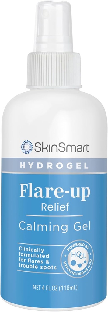 SkinSmart Flare-up Relief Calmant Hydrogel, Protège la peau sensible aux démangeaisons sèches et les taches trouble, 4 oz