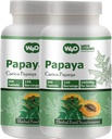 Capsules d'extraits de feuilles de papaye (comprimés) - 300 pilules, 150 portions, 1000 mg, soutient l'immunité et la digestion des plaquettes* (paquet de 2)