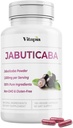 Vitapia Jabuticaba Supplément en poudre de fruits pour l'antioxydant, une meilleure santé pulmonaire, la digestion, le soutien immunitaire - 1500mg par portion - 180 Capsules Vegan, non-OGM, sans gluten