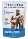 Test-Tea=Testostérone Boosting Herbal Tea for Men=Ginger and Lemongrass Flavor=20 Pack Bag=Tongkat Ali, Tribulus Terrestris and Maca Root by Performance Enhancing Teases