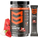 MTN OPS Ignite Trail Packs Poudre de boisson énergétique, supplément sans gluten Nootropic Drink Mix, L Arginine, L Citrulline, Caféine et Nootropic Sugar Drink Mix, 20 portions, sang de tigre
