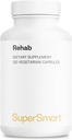 Supersmart - Rehab (formule avancée) - avec Kudzu, Silymarin, racine de gingembre, Benfotiamine - Supplément All-in-1