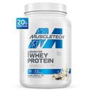 Poudre de protéines de lactosérum de Muscletech (Vanille deluxe, 1.8LB) - Mélange de smoothie et de lait de lactosérum de lactosérum soutient le gain et la récupération musculaire - 20g de protéines de lactosérum pour les femmes et les hommes - Non-OGM et sans gluten