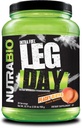 NutraBio Leg Day Intra Workout Poudre – Supplément de carbure avancé avec dextrine en grappe et électrolytes – Poudre de carbure avec AEA/BCAA – Dextrine cyclique pour la performance – Peach Mango, 20 portions