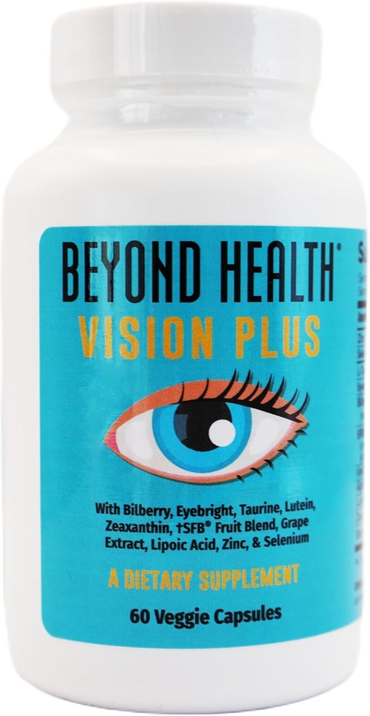 Beyond Health Vision Plus Supplément pour soins aux yeux naturels - 60 capsules