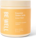 Soyez bien par Kelly Acides aminés essentiels Supplément de poudre de citron à base de plantes (10,2 oz) BCAA 9 EAA