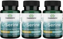Swanson Ajipure L-Serine - Supplément acide amino appuyant la santé cérébrale et la fonction du système nerveux - Formule naturelle favorisant la fonction cognitive - (60 capsules de Veggie, 500mg chacune) (3 pack)