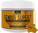 iHeartDogs Senior Super 7 Daily Dog Multivitamin - 7-in-1 Vitamin for Dogs Supports Anti-Aging with Antioxidants, Probiotics, Lion's Mane, Turkey Tail, & Ashwagandha for Longevity & Cognitive Boost