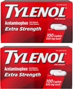 Tylenol Extra Strength Pain Relievers and Fever Reducer Caplets, 500 mg d'acétaminophène, pilules anti-douleur pour maux de tête, maux de dos, de dents et d'arthrite mineure