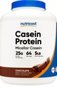 Poudre de protéines de caséine Nutricost Chocolat 5 lb - Caséine Micellaire, sans gluten, sans OGM