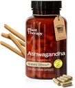 Thérapie végétale Capsules Ashwagandha fabriqués aux États-Unis 4 mois d'approvisionnement favorise la relaxation et des suppléments d'équilibre émotionnel pour les femmes et les hommes 120 Capsule végétarienne