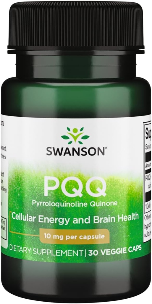 Swanson Pqq Pyrroloquinoline Quinone 10 Milligrammes 30 Gélules