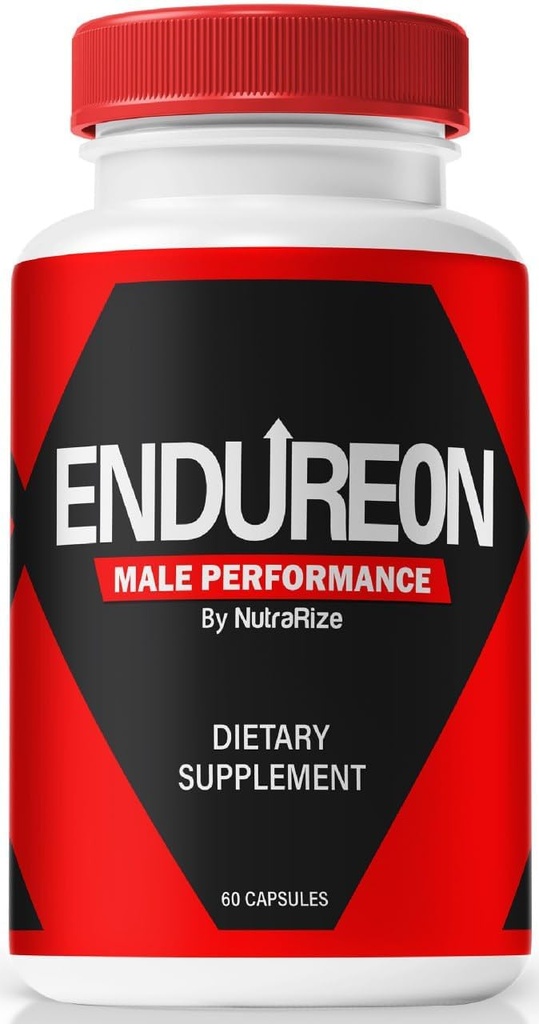 NutraRize Endureon Pills – Formule officielle Endureon Pro avec des ingrédients naturels pour soutenir l'énergie, l'endurance et la confiance quotidienne, des pilules faciles à prendre (60 capsules)