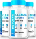 (3 Pack) Ketosyn Cleanse & Detox Capsules, Ketosyn Pills pour la perte de poids avancée, maximum de force Kéto Blend Supplément de soutien, Keto Syn nettoyage interne Pastilles Avis (180 Capsules)