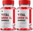 (2 packs) Vital Grow XL Gummies, Vital Grow XL Performances avancées et complément de soutien sanitaire quotidien global, VitalGrow XL Maximum Strength 1000mg Wellness Supplement Formula (120 Gummies)