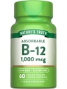 La vérité de la nature Vitamine B12.000 mcg.60 Softgels.