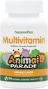 Natures Plus Parade animale Multivitamine à croquer pour enfants - Arôme orange - 90 comprimés en forme d'animal - Promotion de la santé et du bien-être - Végétarien, sans gluten - 45 portions