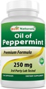 Best Naturals Huile de menthe poivrée Bowel Apaisant complément alimentaire, 250 mg, 120 Compte