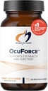 Designs for Health OcuForce - Supplément de soutien pour la santé oculaire - Lutéine, Zeaxanthin, Caroténoïdes, Zinc, Taurine + Vitamines (60 Capsules)
