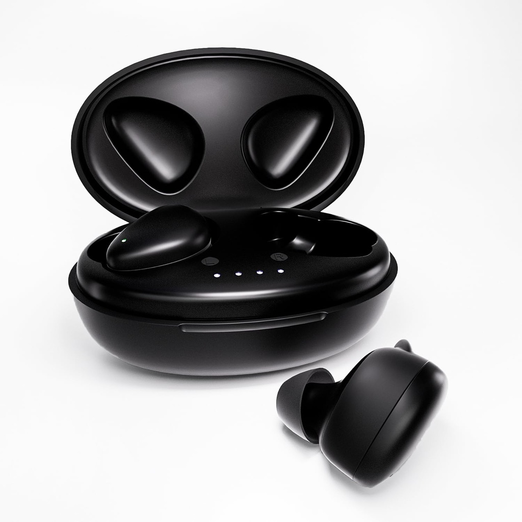 In-Ear Bluetooth OTC Hearing Aids for Seniors & Adults Earbuds with Noise Cancelling and Feedback Reduction; Wireless Headphones for Hard of Hearing and Hearing Impaired Individuals