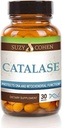 Suzy Cohen Catalase 12 500 CATu complément alimentaire, enzymes hépatiques, neutralise le peroxyde d'hydrogène, soutient la peau, les cheveux et le bien-être général, 30 capsules à libération retardée