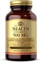 Solgar Niacine (Vitamine B3) 500 mg, 100 capsules végétales - Métabolisme énergétique - Non-OGM, végétalien, sans gluten, sans produits laitiers, sans casher - 100 portions