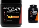 Post JYM Matrix actif après l'entraînement avec BCAA, glutamine et plus + Vita JYM multivitamine sportive pour les athlètes, 60 comprimés