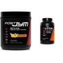 Post JYM Matrix actif après l'entraînement avec BCAA, glutamine et plus + Vita JYM multivitamine sportive pour les athlètes, 60 comprimés