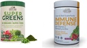 CARACTÉRISTIQUES DE PAYS Super Greens Poudre 50 Superfoods Bio Drink Mix avec Imune Defense Superfoods Drink Mix Vitamine C Elderberry